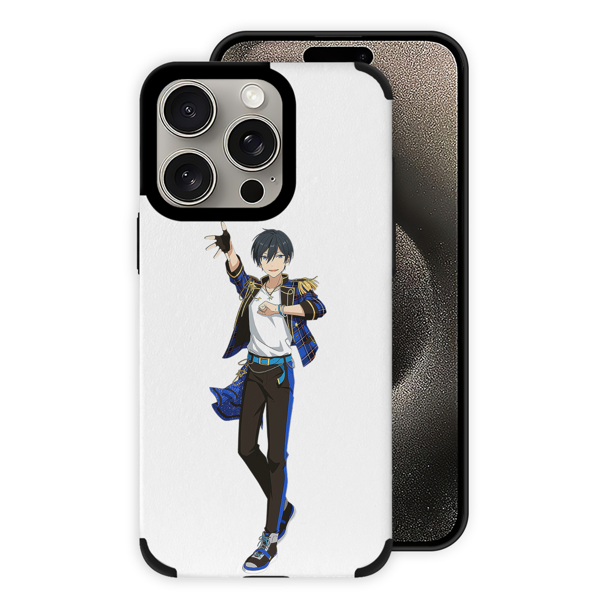 （画像用） あんさんぶるスターズ! Ensemble Stars 【iPhone15ProMax対応】 PUレザー スマホケース 耐衝撃＆黄変防止