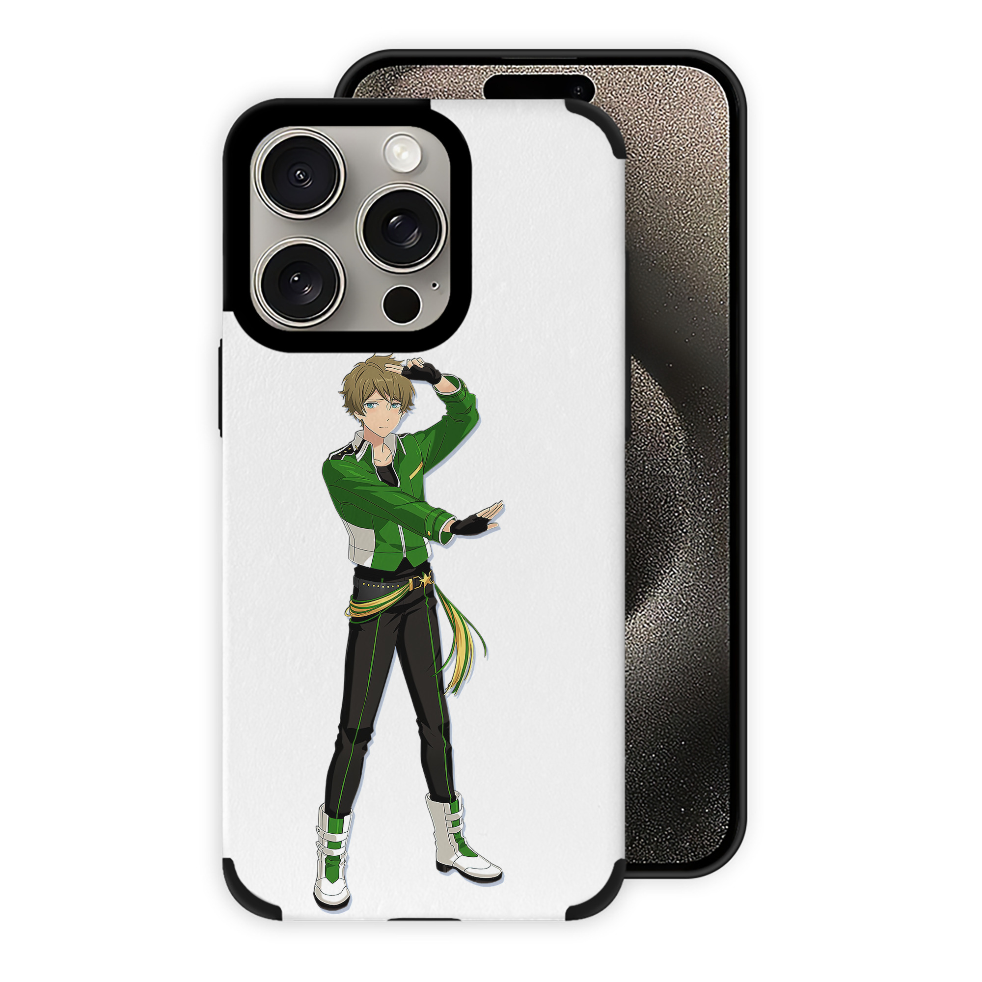（画像用） あんさんぶるスターズ! Ensemble Stars 【iPhone15ProMax対応】 PUレザー スマホケース 耐衝撃＆黄変防止