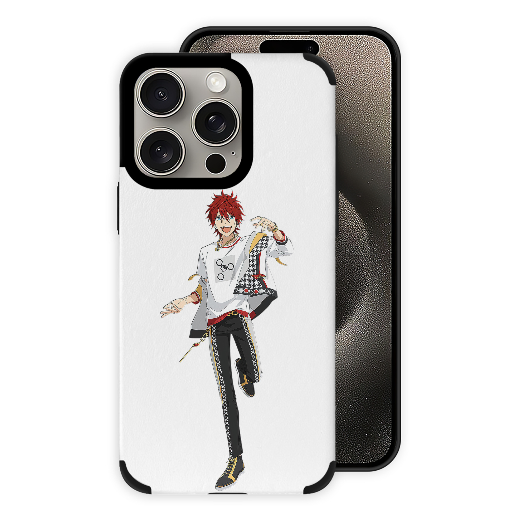 （画像用） あんさんぶるスターズ! Ensemble Stars 【iPhone15ProMax対応】 PUレザー スマホケース 耐衝撃＆黄変防止
