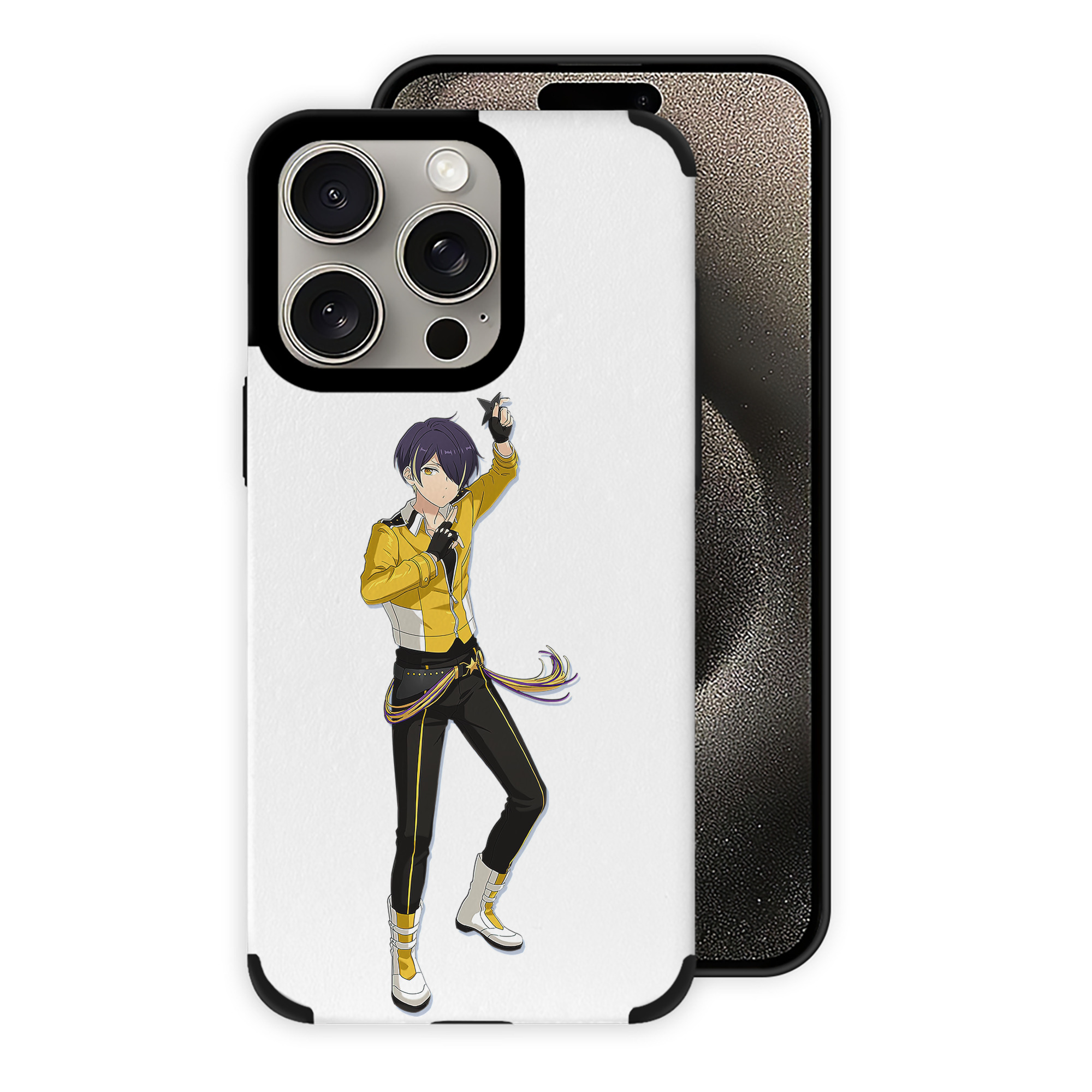 あんさんぶるスターズ! Ensemble Stars 【iPhone15ProMax対応】 PUレザー スマホケース 耐衝撃＆黄変防止