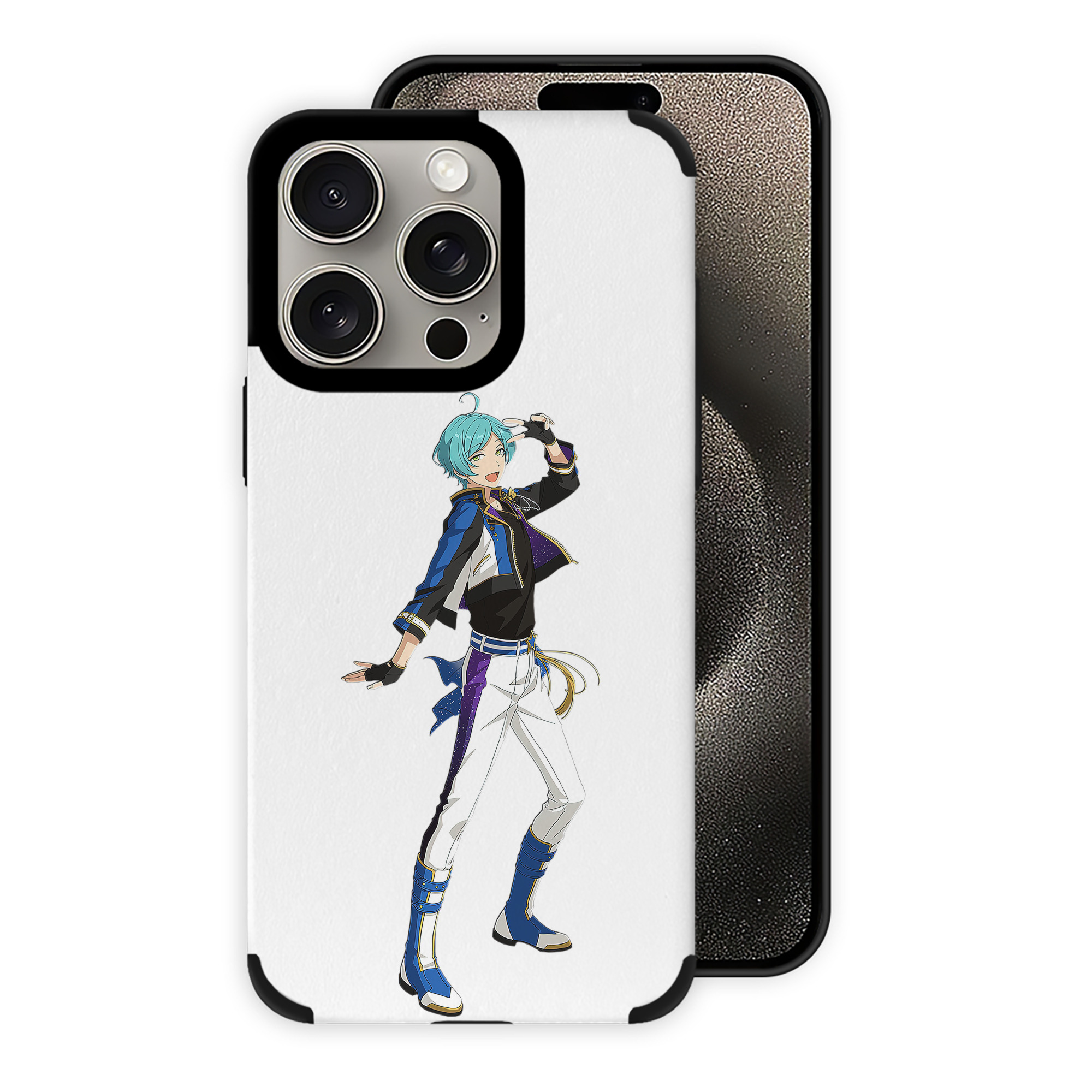 （画像用） あんさんぶるスターズ! Ensemble Stars 【iPhone15ProMax対応】 PUレザー スマホケース 耐衝撃＆黄変防止