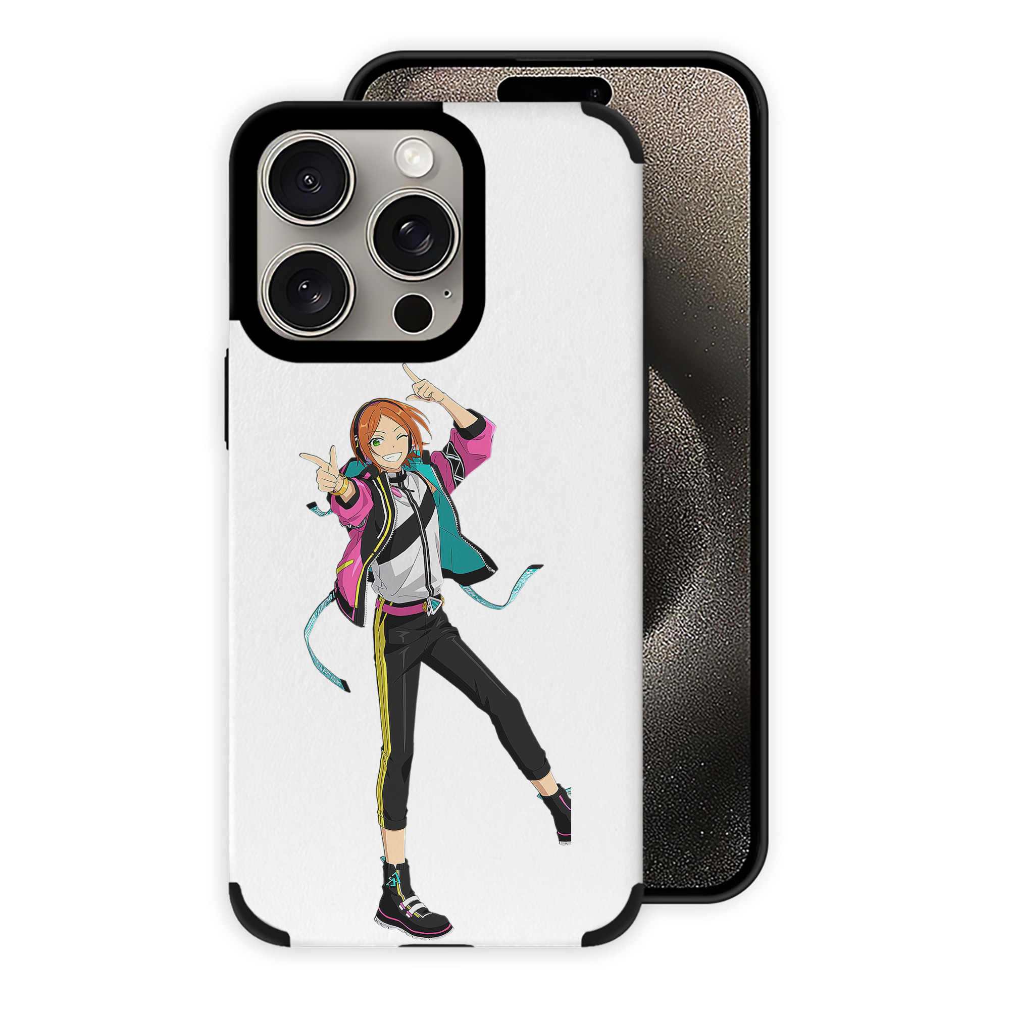（画像用） あんさんぶるスターズ! Ensemble Stars 【iPhone15ProMax対応】 PUレザー スマホケース 耐衝撃＆黄変防止