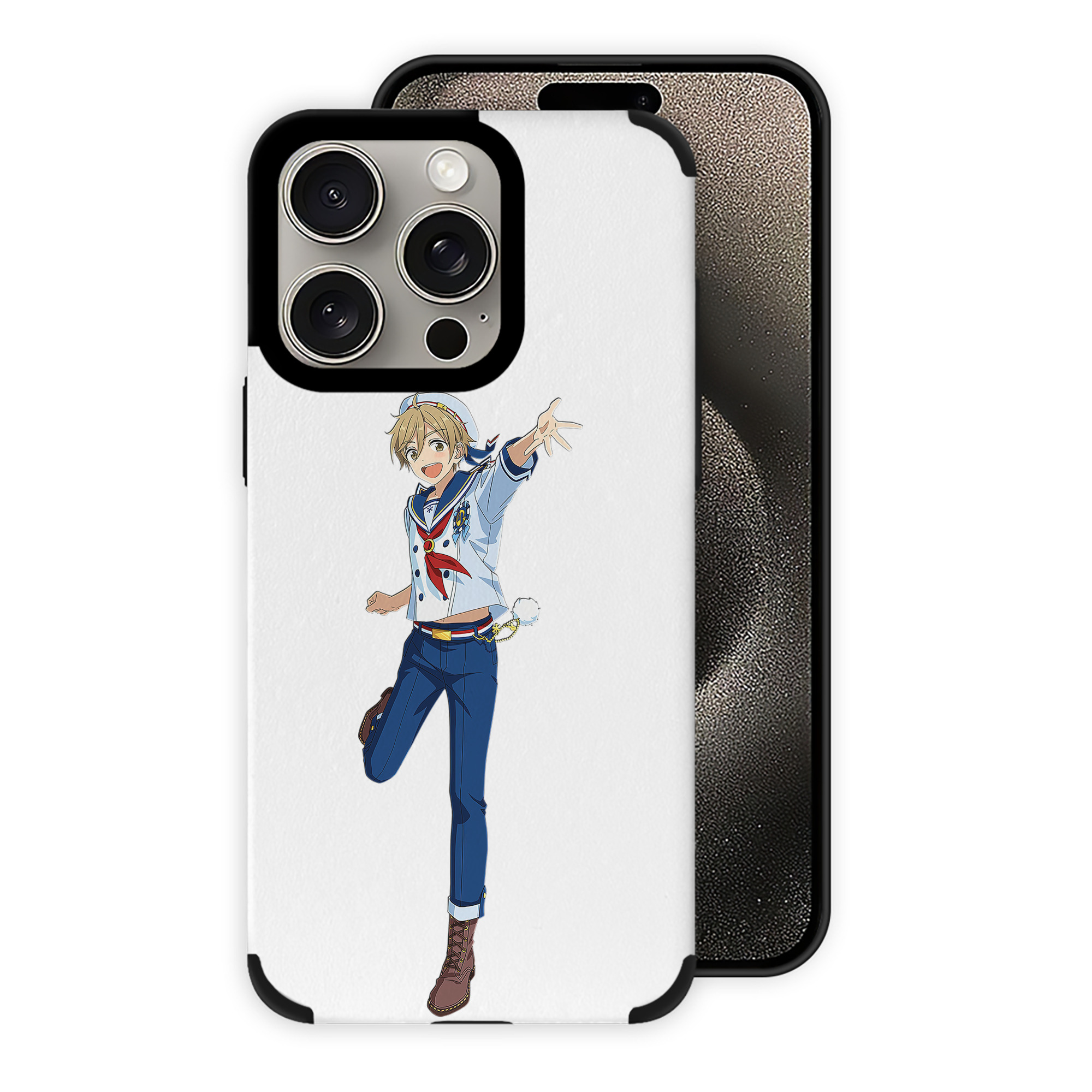 （画像用） あんさんぶるスターズ! Ensemble Stars 【iPhone15ProMax対応】 PUレザー スマホケース 耐衝撃＆黄変防止