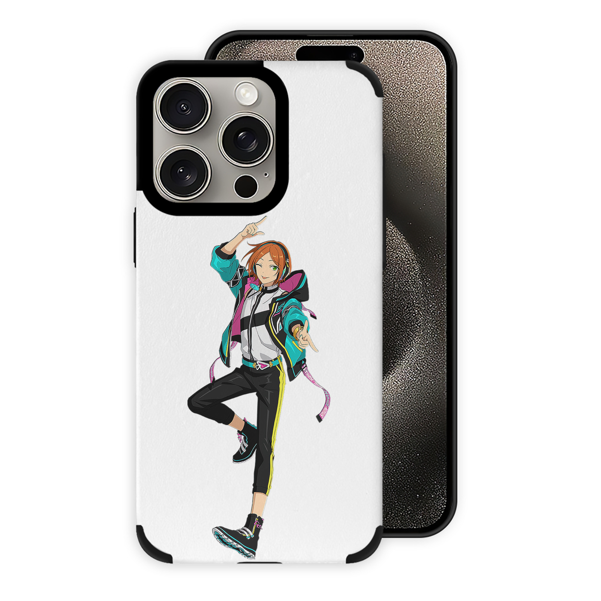 （画像用） あんさんぶるスターズ! Ensemble Stars 【iPhone15ProMax対応】 PUレザー スマホケース 耐衝撃＆黄変防止