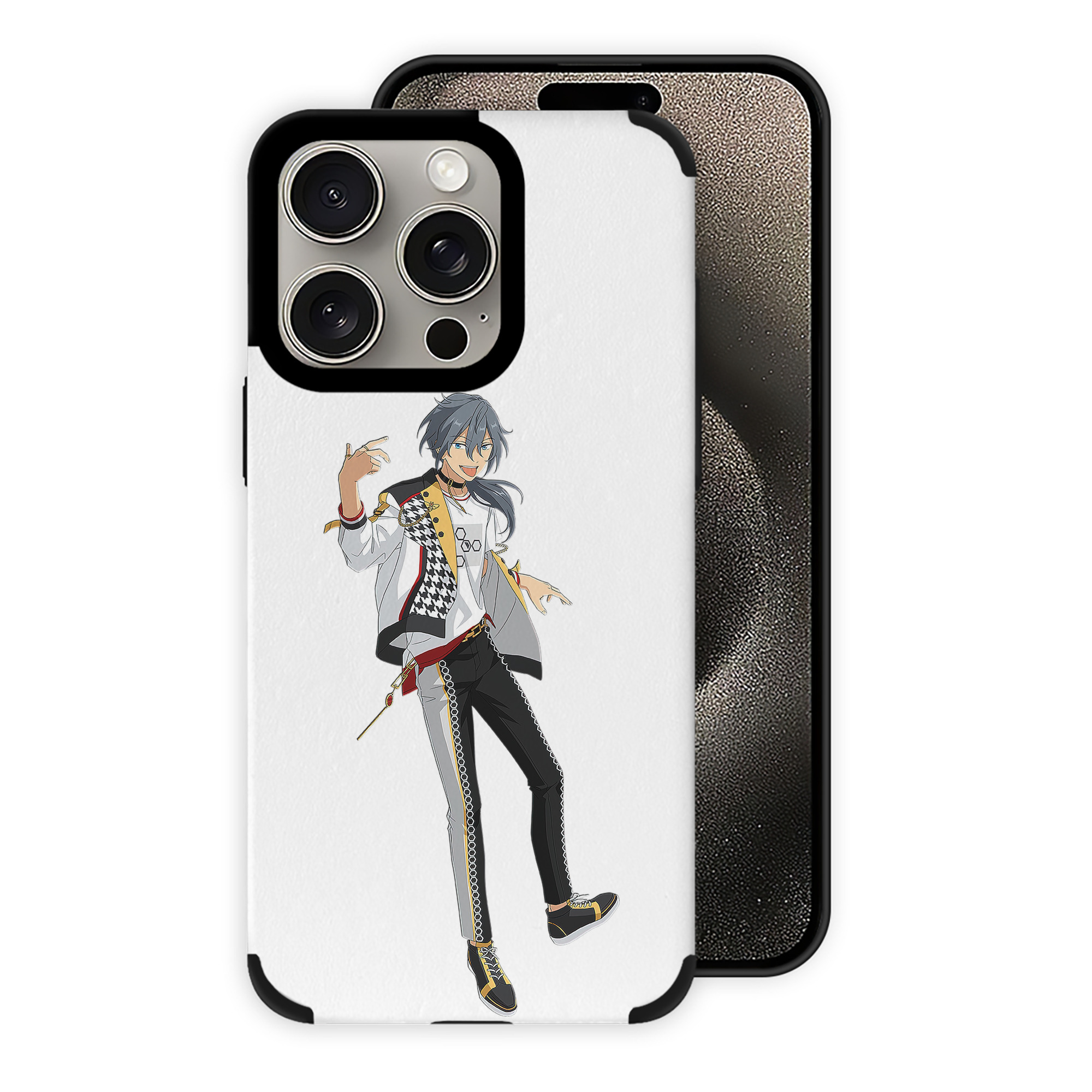 （画像用） あんさんぶるスターズ! Ensemble Stars 【iPhone15ProMax対応】 PUレザー スマホケース 耐衝撃＆黄変防止