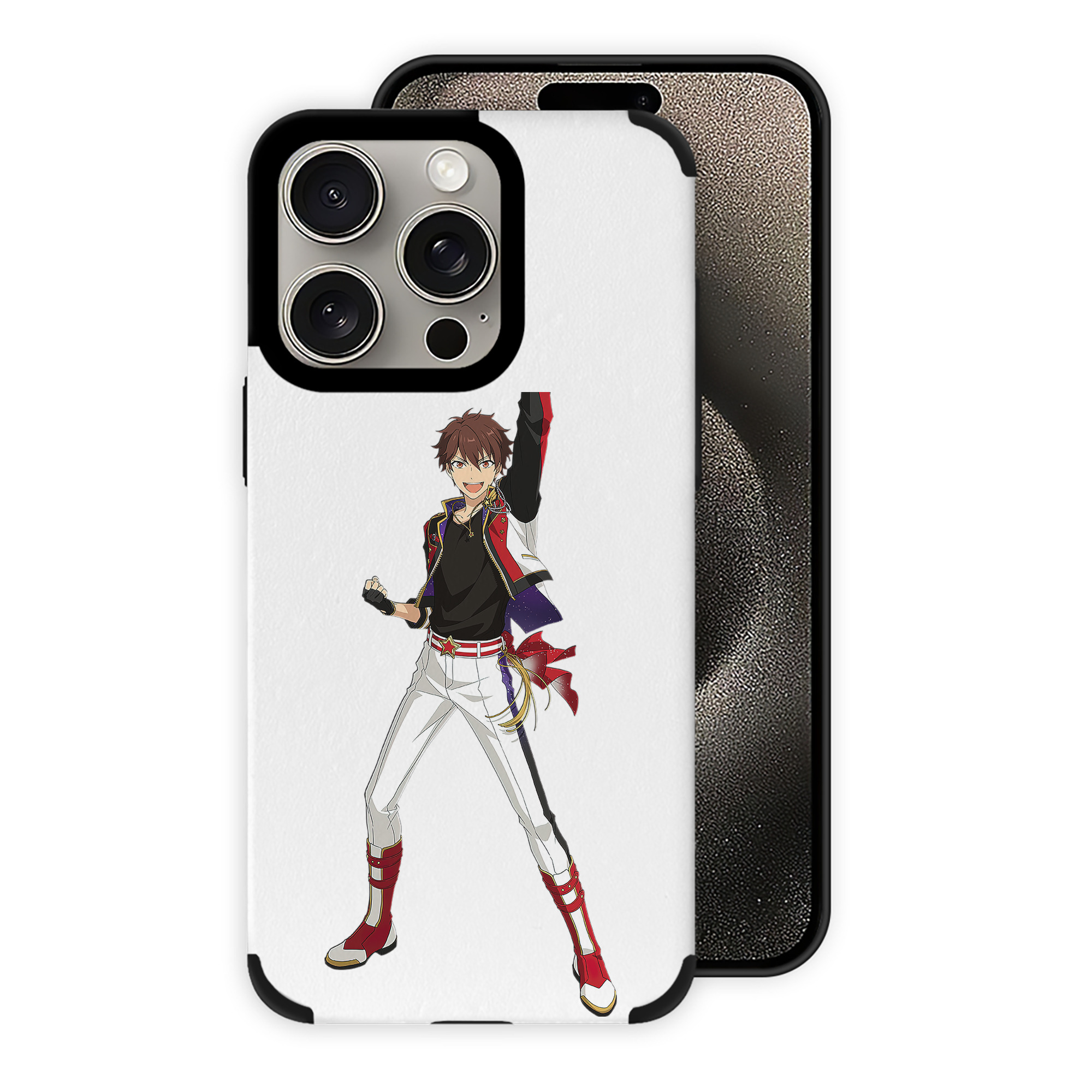 （画像用） あんさんぶるスターズ! Ensemble Stars 【iPhone15ProMax対応】 PUレザー スマホケース 耐衝撃＆黄変防止
