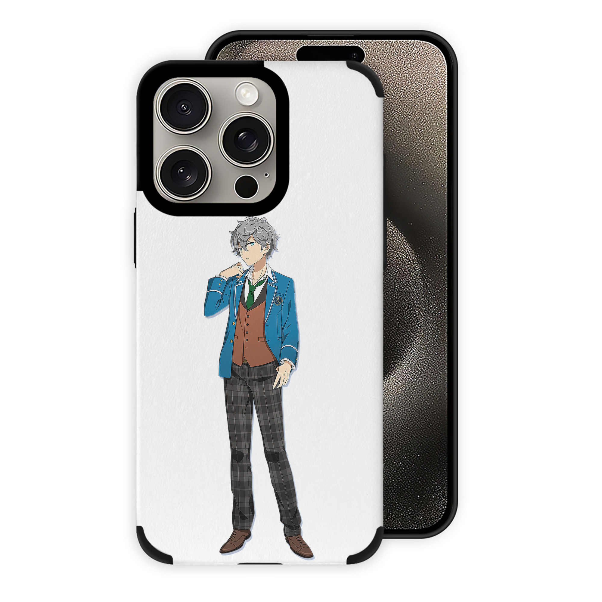 （画像用） あんさんぶるスターズ! Ensemble Stars 【iPhone15ProMax対応】 PUレザー スマホケース 耐衝撃＆黄変防止