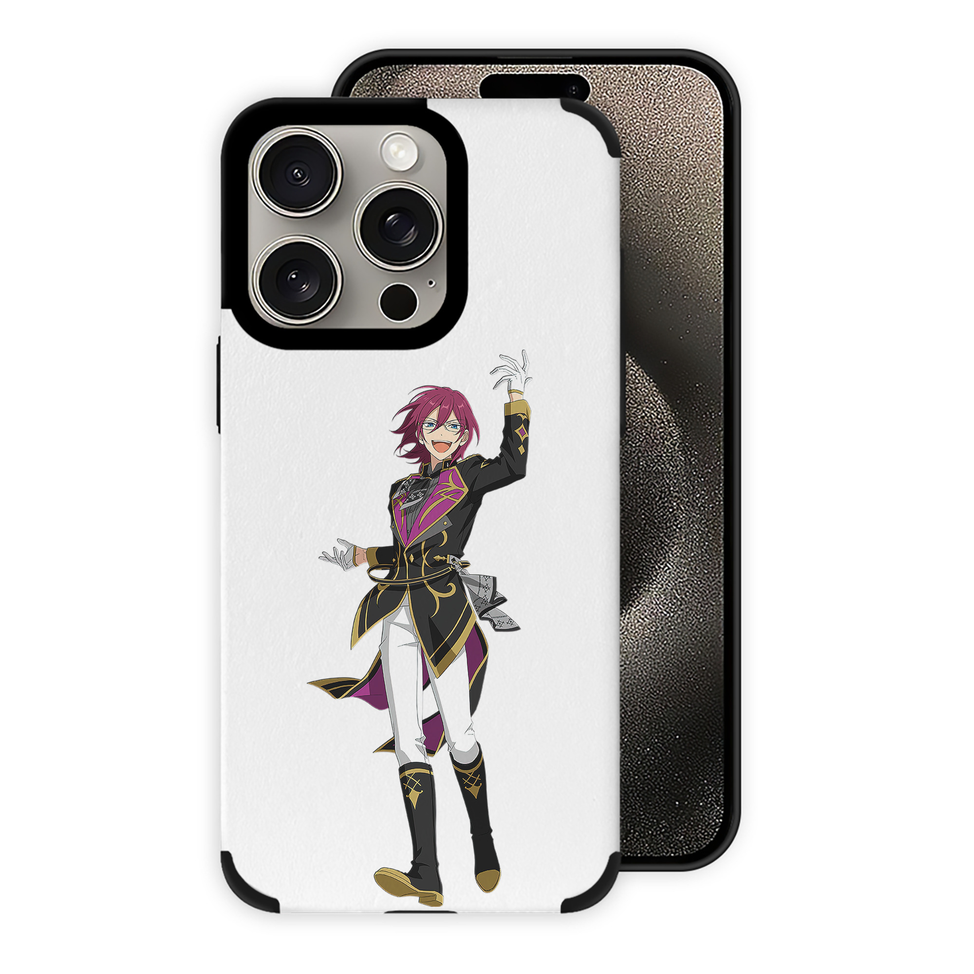 （画像用） あんさんぶるスターズ! Ensemble Stars 【iPhone15ProMax対応】 PUレザー スマホケース 耐衝撃＆黄変防止