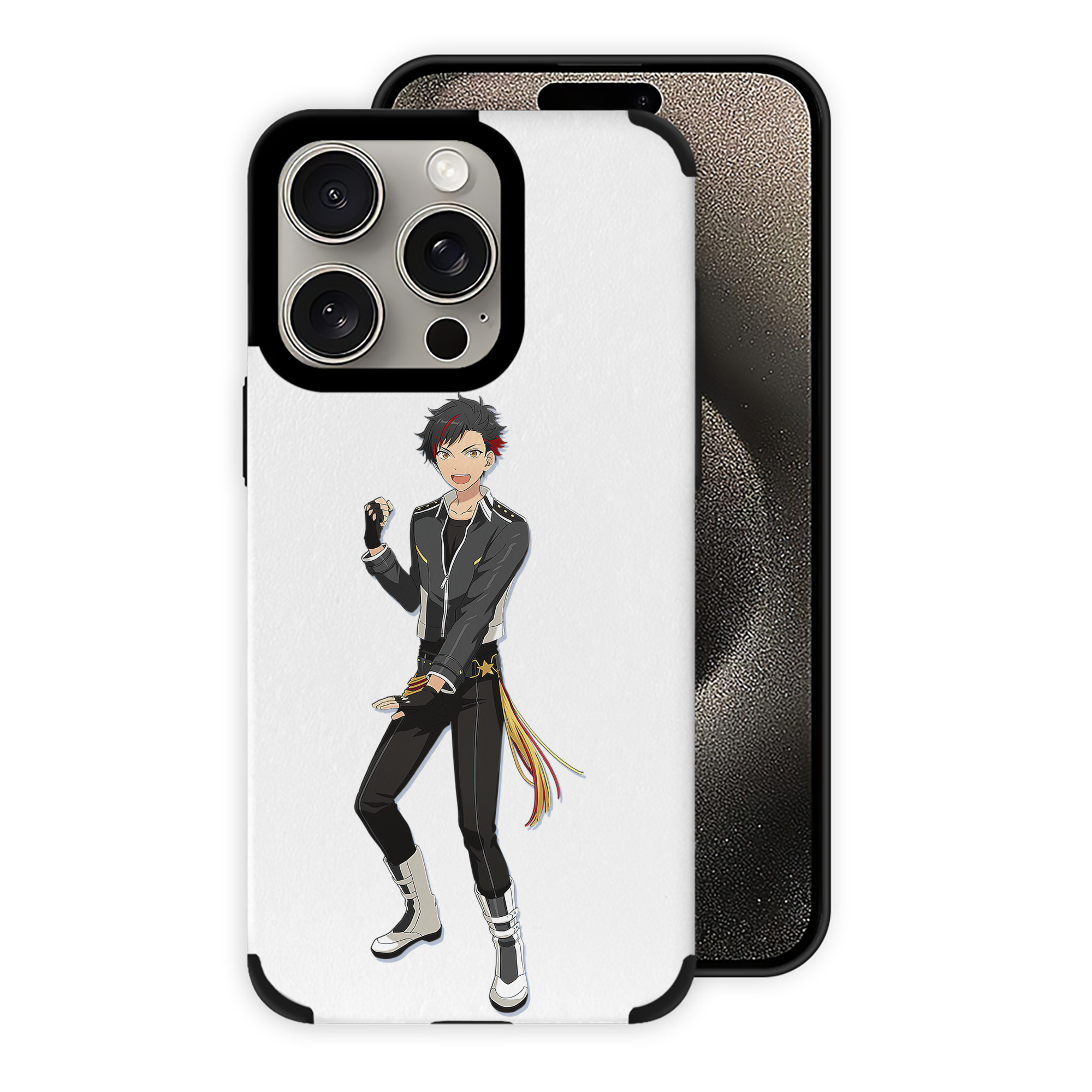 （画像用） あんさんぶるスターズ! Ensemble Stars 【iPhone15ProMax対応】 PUレザー スマホケース 耐衝撃＆黄変防止