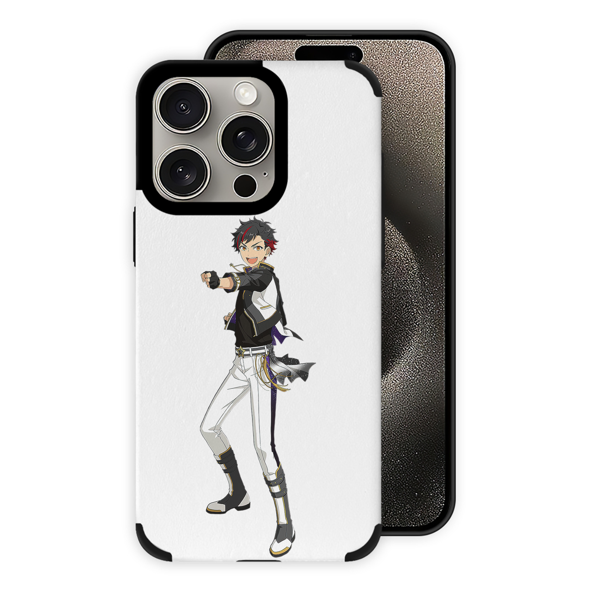 （画像用） あんさんぶるスターズ! Ensemble Stars 【iPhone15ProMax対応】 PUレザー スマホケース 耐衝撃＆黄変防止
