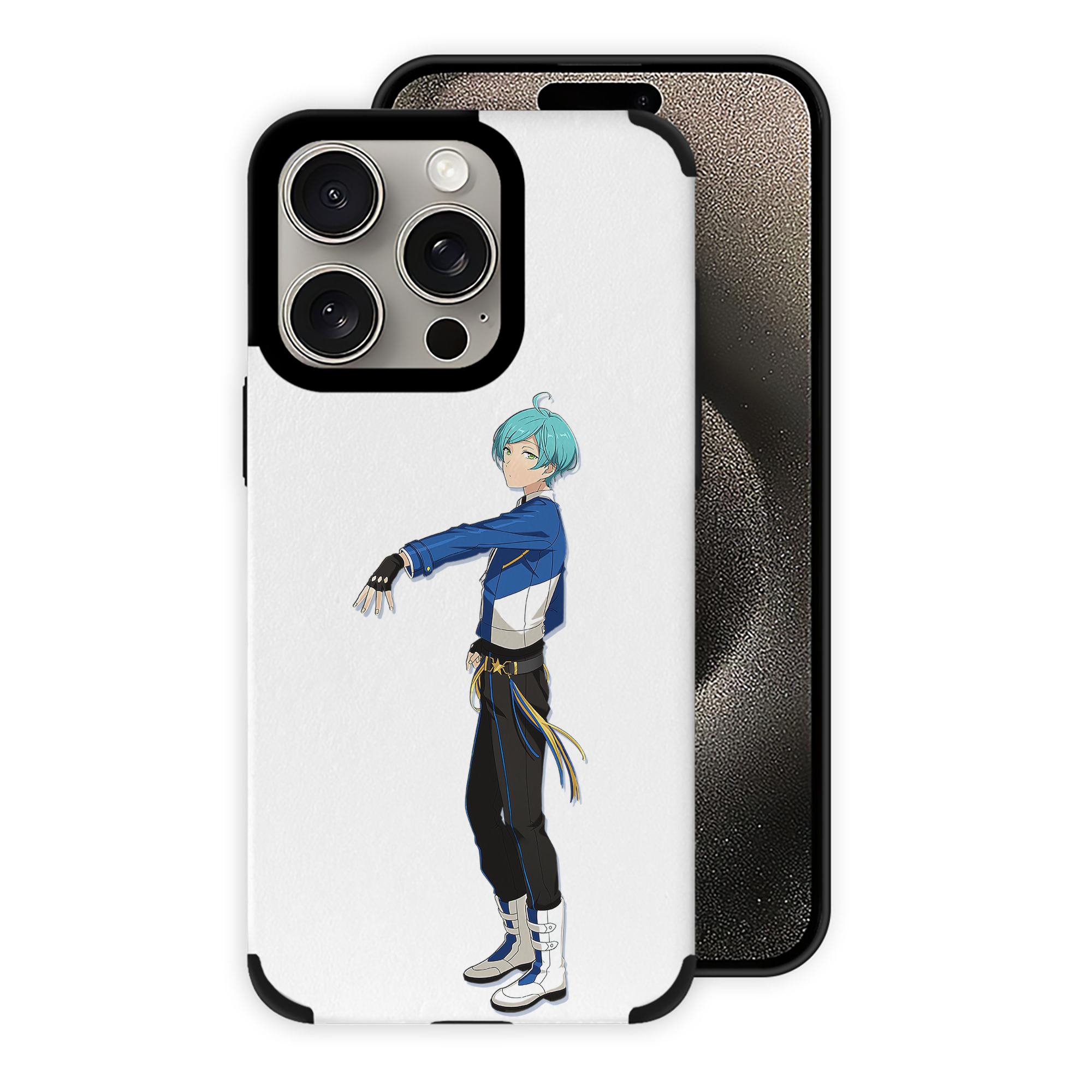 （画像用） あんさんぶるスターズ! Ensemble Stars 【iPhone15ProMax対応】 PUレザー スマホケース 耐衝撃＆黄変防止
