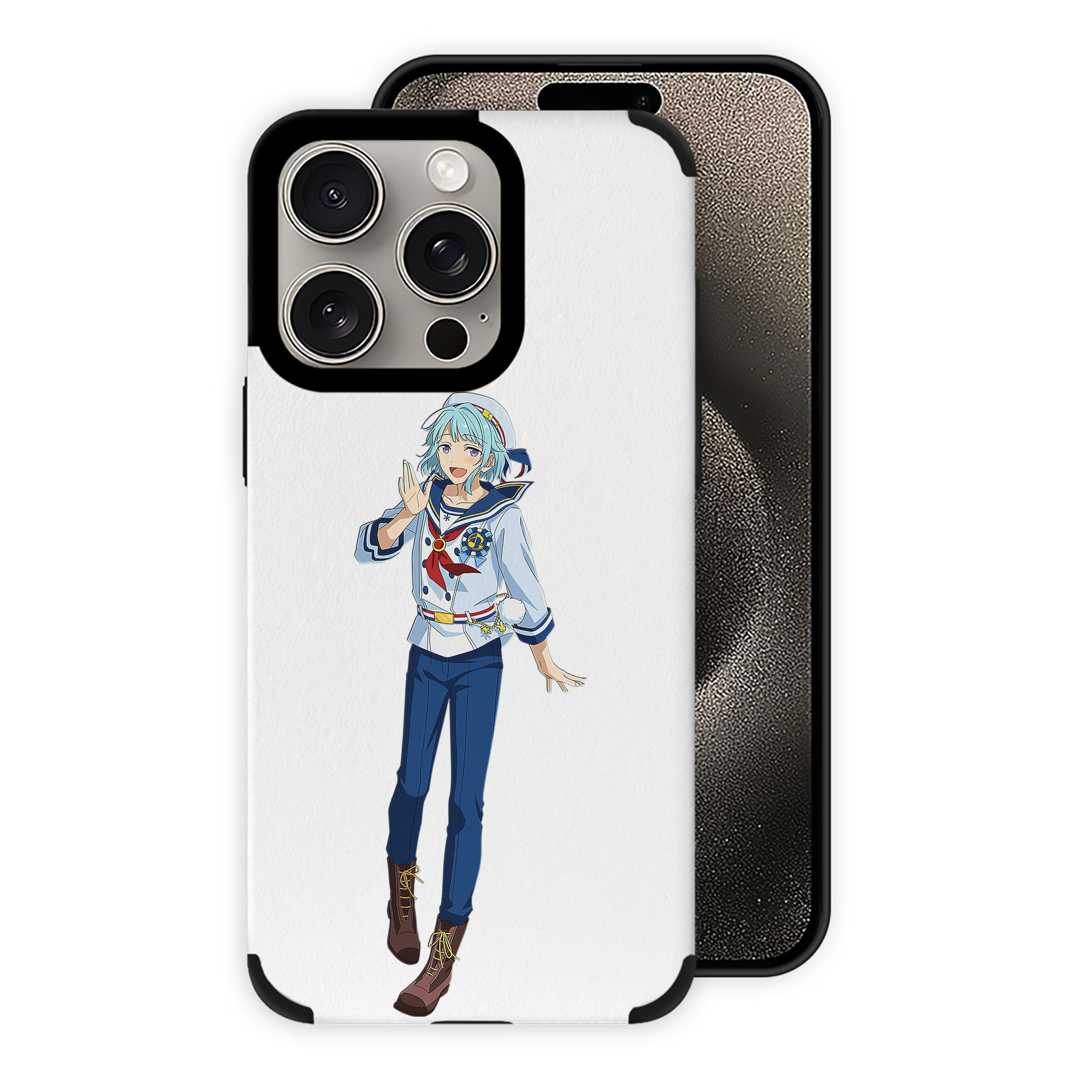（画像用） あんさんぶるスターズ! Ensemble Stars 【iPhone15ProMax対応】 PUレザー スマホケース 耐衝撃＆黄変防止