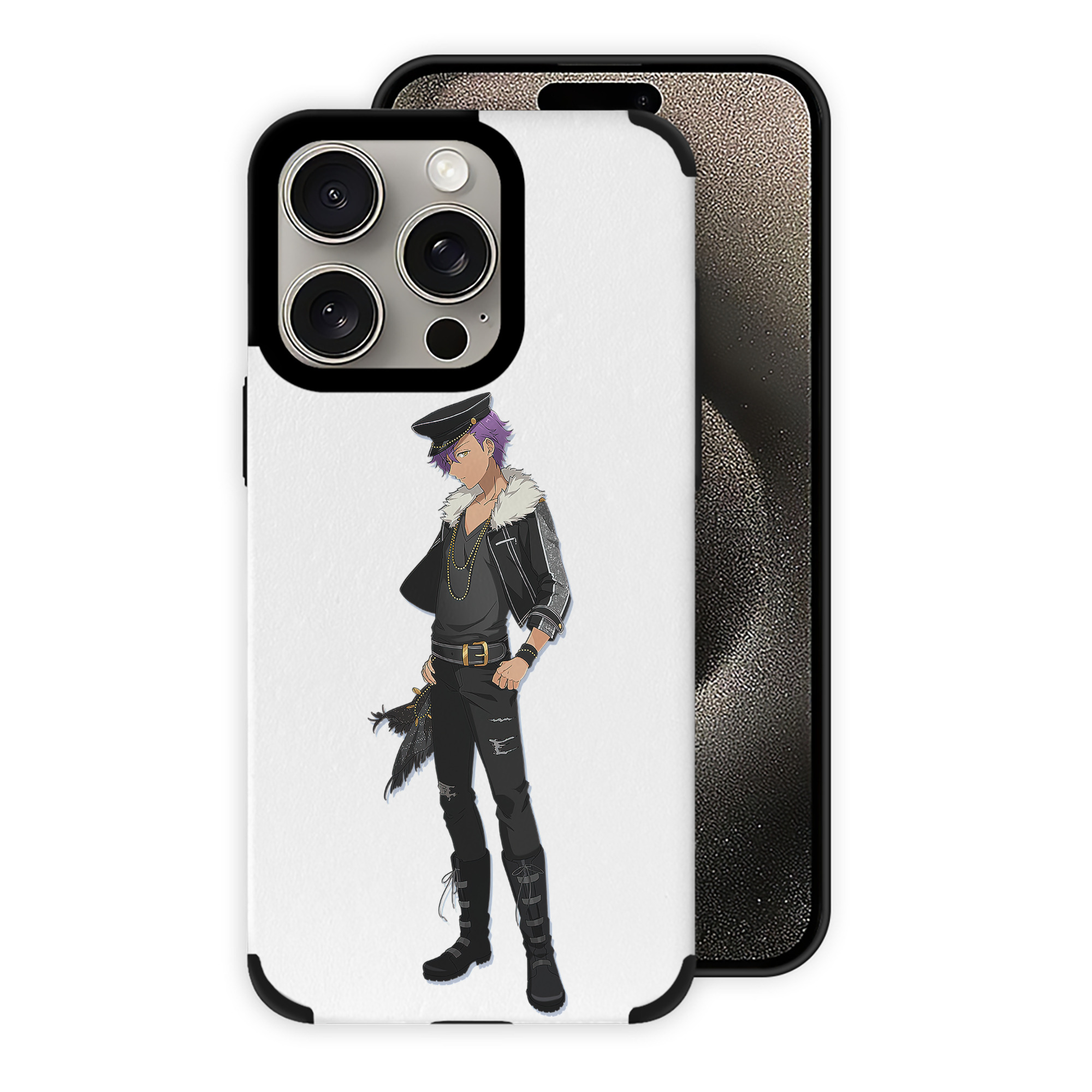 （画像用） あんさんぶるスターズ! Ensemble Stars 【iPhone15ProMax対応】 PUレザー スマホケース 耐衝撃＆黄変防止