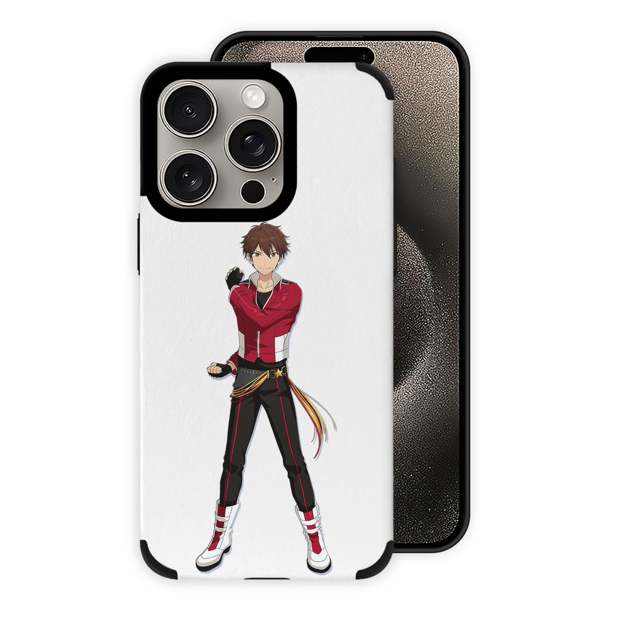 （画像用） あんさんぶるスターズ! Ensemble Stars 【iPhone15ProMax対応】 PUレザー スマホケース 耐衝撃＆黄変防止