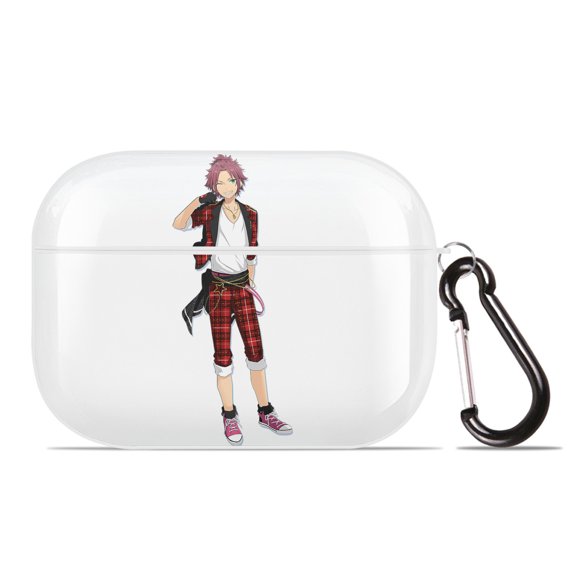 （画像用） あんさんぶるスターズ! Ensemble Stars 【AirPods Pro用】ハードシェル保護ケース 耐衝撃・防指紋・カラビナ付き商品仕様