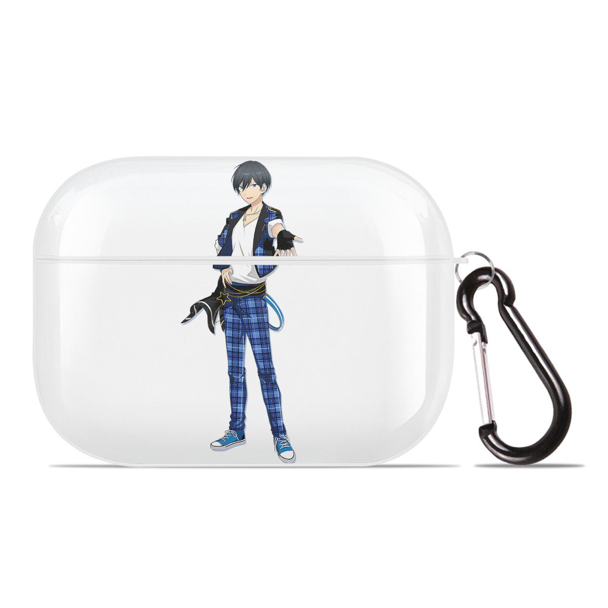 （画像用） あんさんぶるスターズ! Ensemble Stars 【AirPods Pro用】ハードシェル保護ケース 耐衝撃・防指紋・カラビナ付き商品仕様