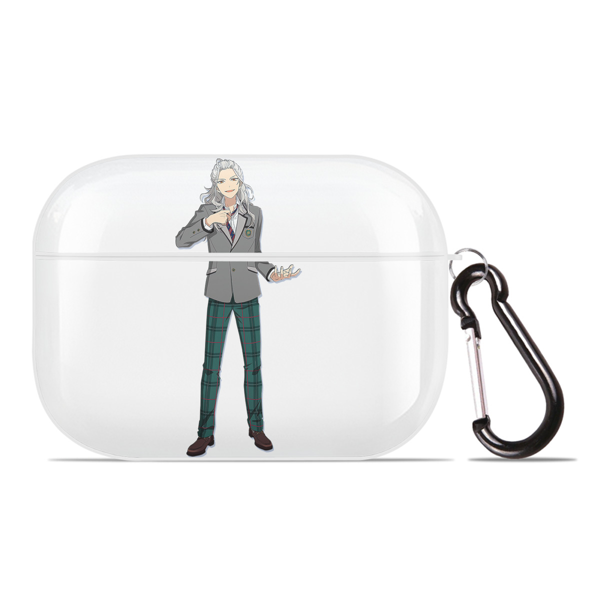 （画像用） あんさんぶるスターズ! Ensemble Stars 【AirPods Pro用】ハードシェル保護ケース 耐衝撃・防指紋・カラビナ付き商品仕様