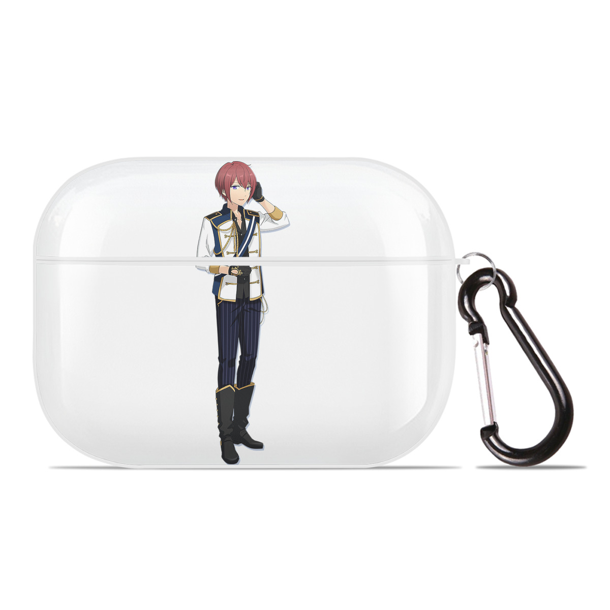 （画像用） あんさんぶるスターズ! Ensemble Stars 【AirPods Pro用】ハードシェル保護ケース 耐衝撃・防指紋・カラビナ付き商品仕様