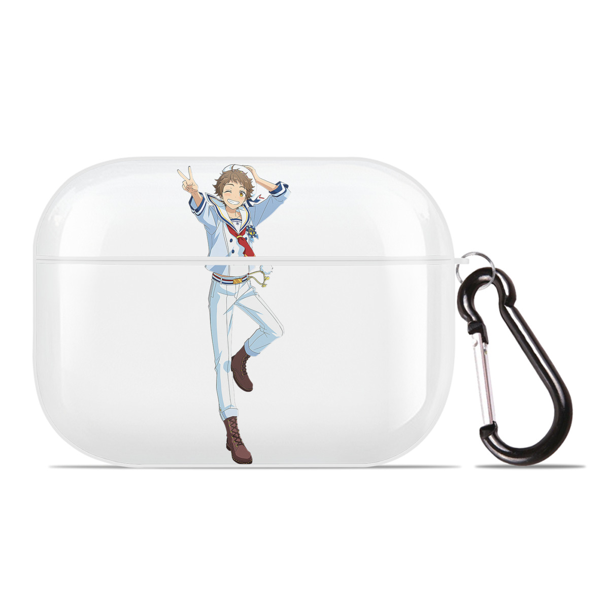 （画像用） あんさんぶるスターズ! Ensemble Stars 【AirPods Pro用】ハードシェル保護ケース 耐衝撃・防指紋・カラビナ付き商品仕様