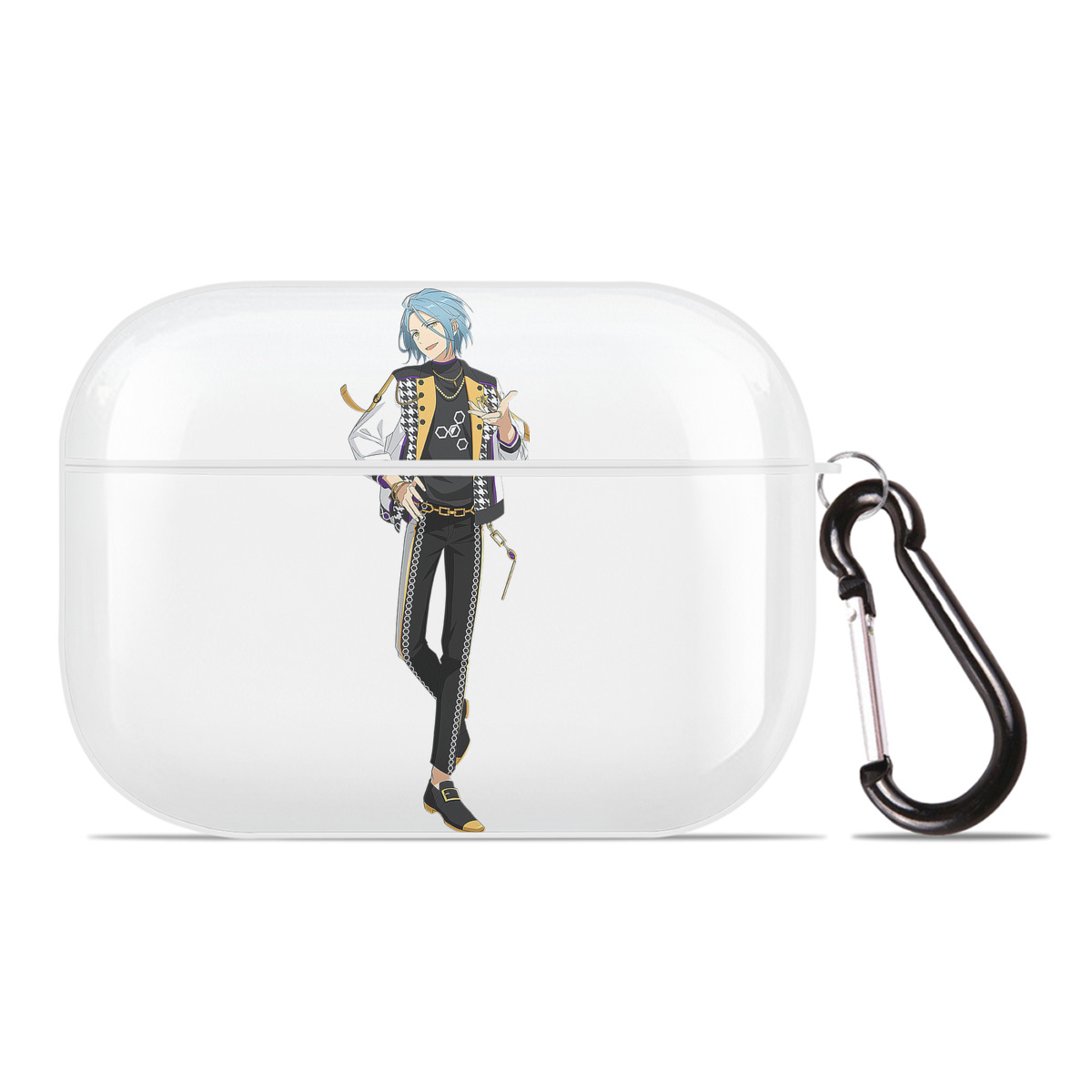 （画像用） あんさんぶるスターズ! Ensemble Stars 【AirPods Pro用】ハードシェル保護ケース 耐衝撃・防指紋・カラビナ付き商品仕様