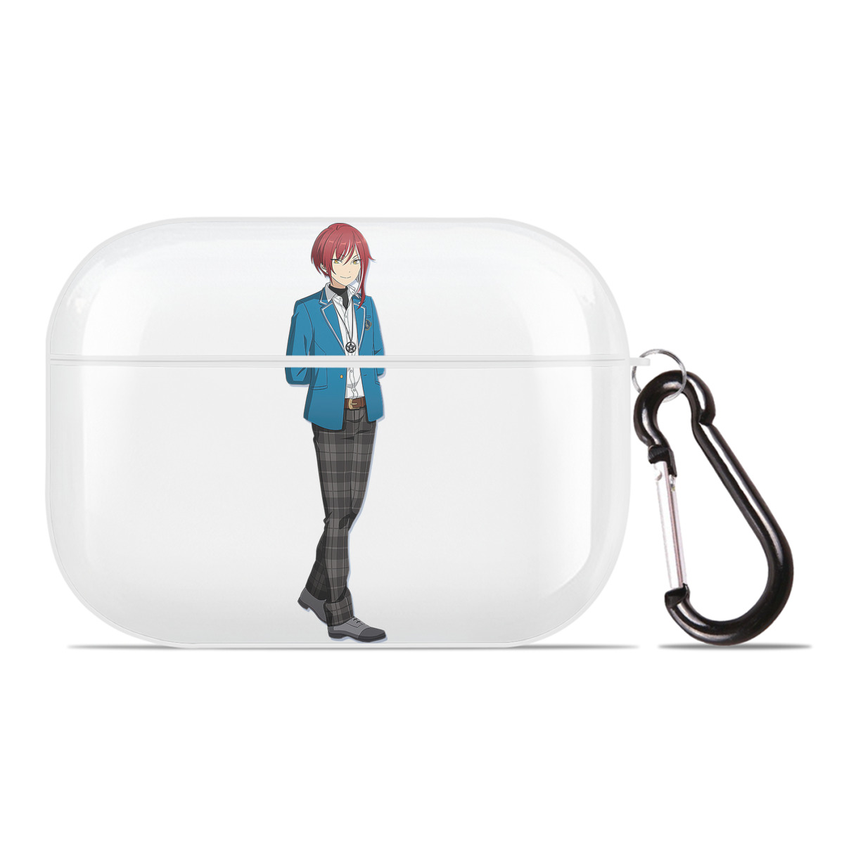 （画像用） あんさんぶるスターズ! Ensemble Stars 【AirPods Pro用】ハードシェル保護ケース 耐衝撃・防指紋・カラビナ付き商品仕様