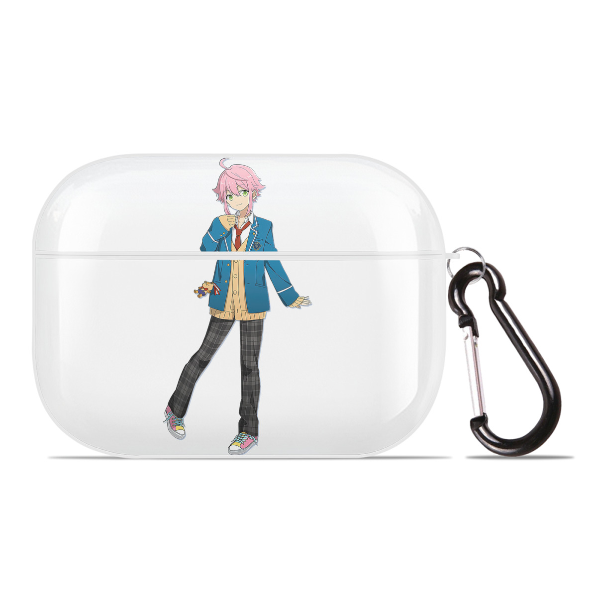 （画像用） あんさんぶるスターズ! Ensemble Stars 【AirPods Pro用】ハードシェル保護ケース 耐衝撃・防指紋・カラビナ付き商品仕様