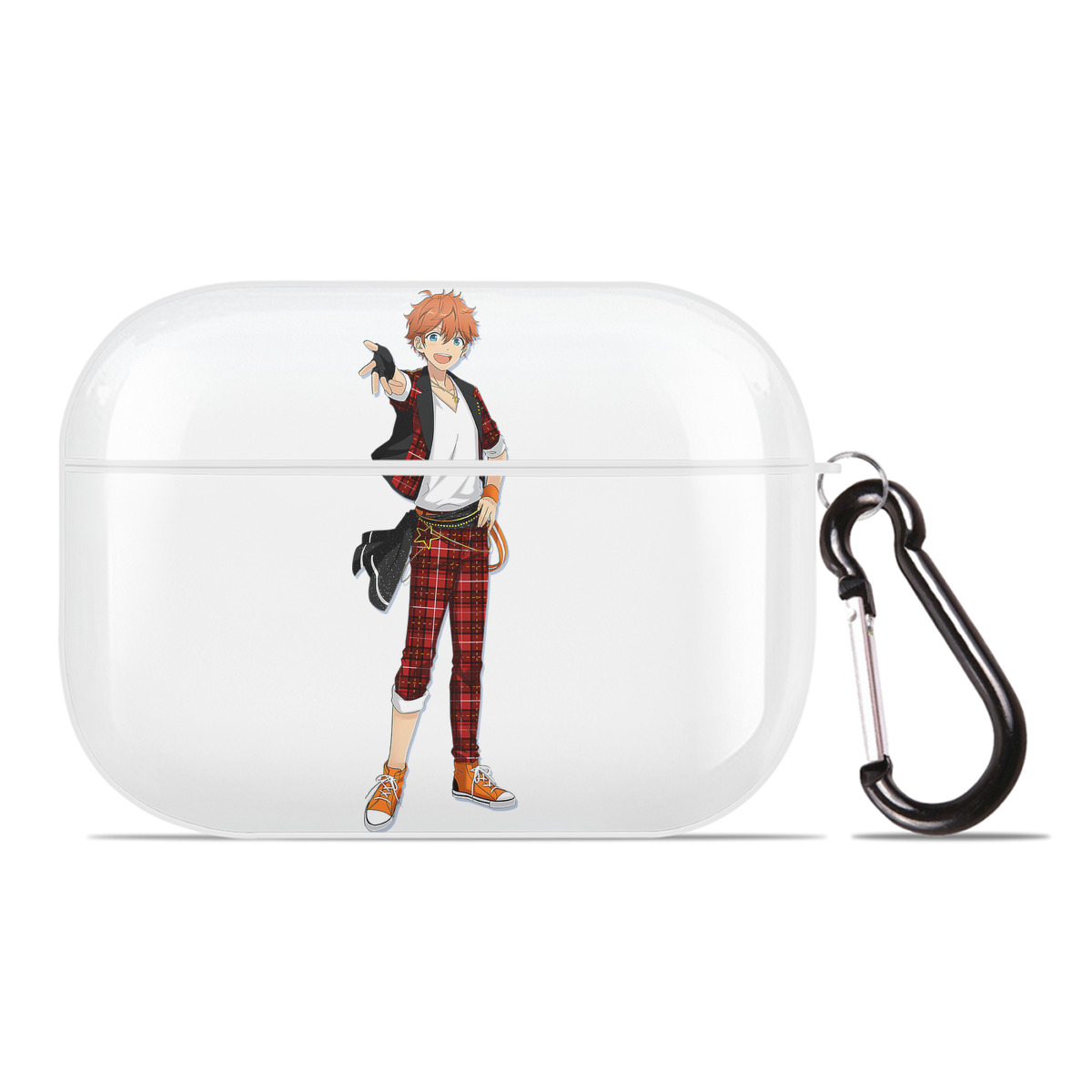 （画像用） あんさんぶるスターズ! Ensemble Stars 【AirPods Pro用】ハードシェル保護ケース 耐衝撃・防指紋・カラビナ付き商品仕様