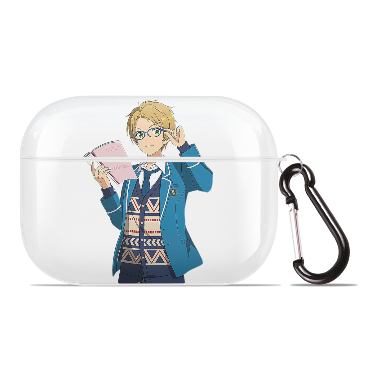 （画像用） あんさんぶるスターズ! Ensemble Stars 【AirPods Pro用】ハードシェル保護ケース 耐衝撃・防指紋・カラビナ付き商品仕様
