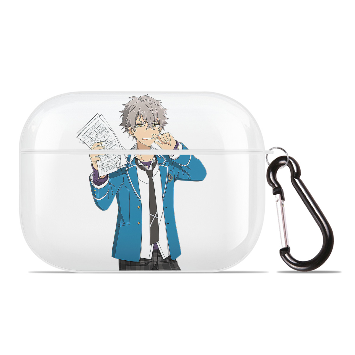 （画像用） あんさんぶるスターズ! Ensemble Stars 【AirPods Pro用】ハードシェル保護ケース 耐衝撃・防指紋・カラビナ付き商品仕様