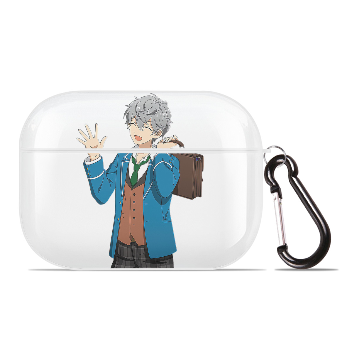 （画像用） あんさんぶるスターズ! Ensemble Stars 【AirPods Pro用】ハードシェル保護ケース 耐衝撃・防指紋・カラビナ付き商品仕様