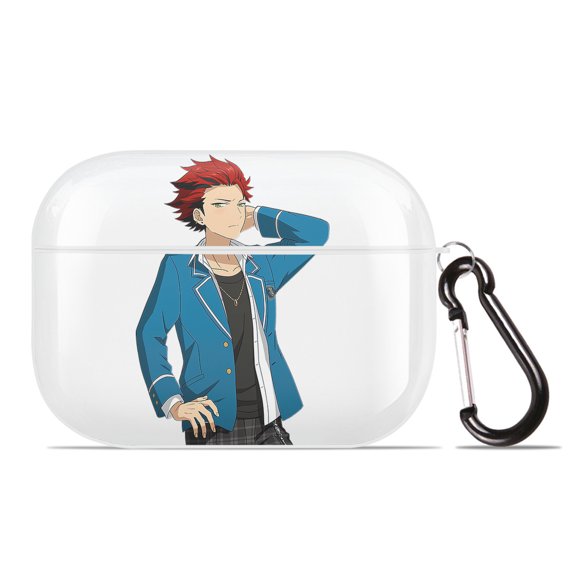 （画像用） あんさんぶるスターズ! Ensemble Stars 【AirPods Pro用】ハードシェル保護ケース 耐衝撃・防指紋・カラビナ付き商品仕様