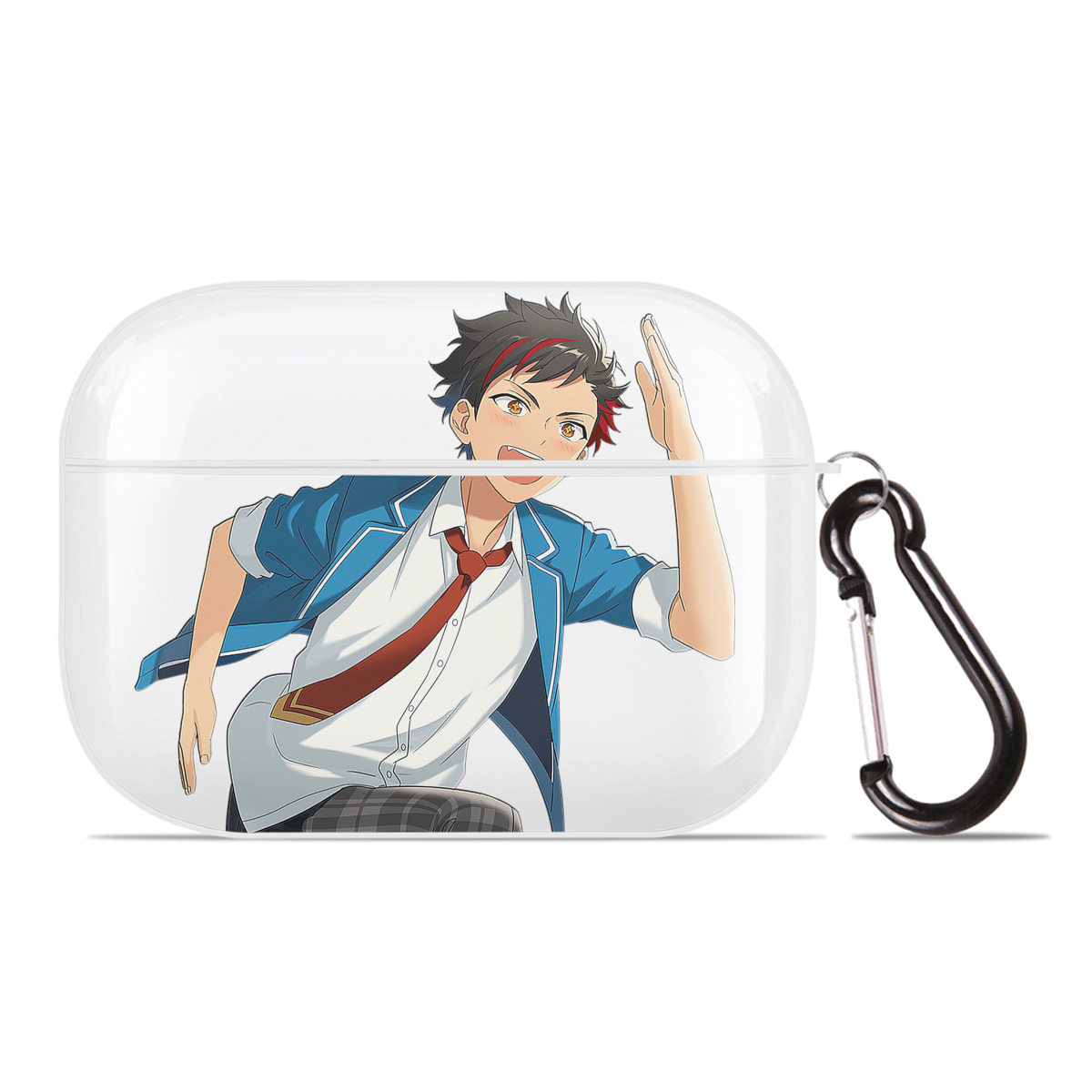 （画像用） あんさんぶるスターズ! Ensemble Stars 【AirPods Pro用】ハードシェル保護ケース 耐衝撃・防指紋・カラビナ付き商品仕様