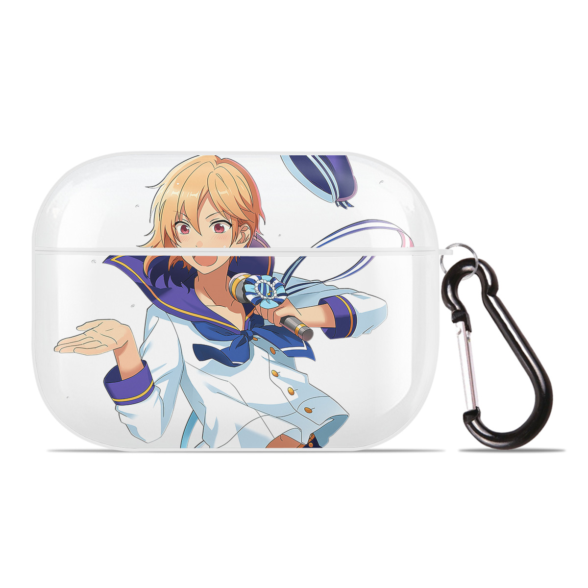 （画像用） あんさんぶるスターズ! Ensemble Stars 【AirPods Pro用】ハードシェル保護ケース 耐衝撃・防指紋・カラビナ付き商品仕様