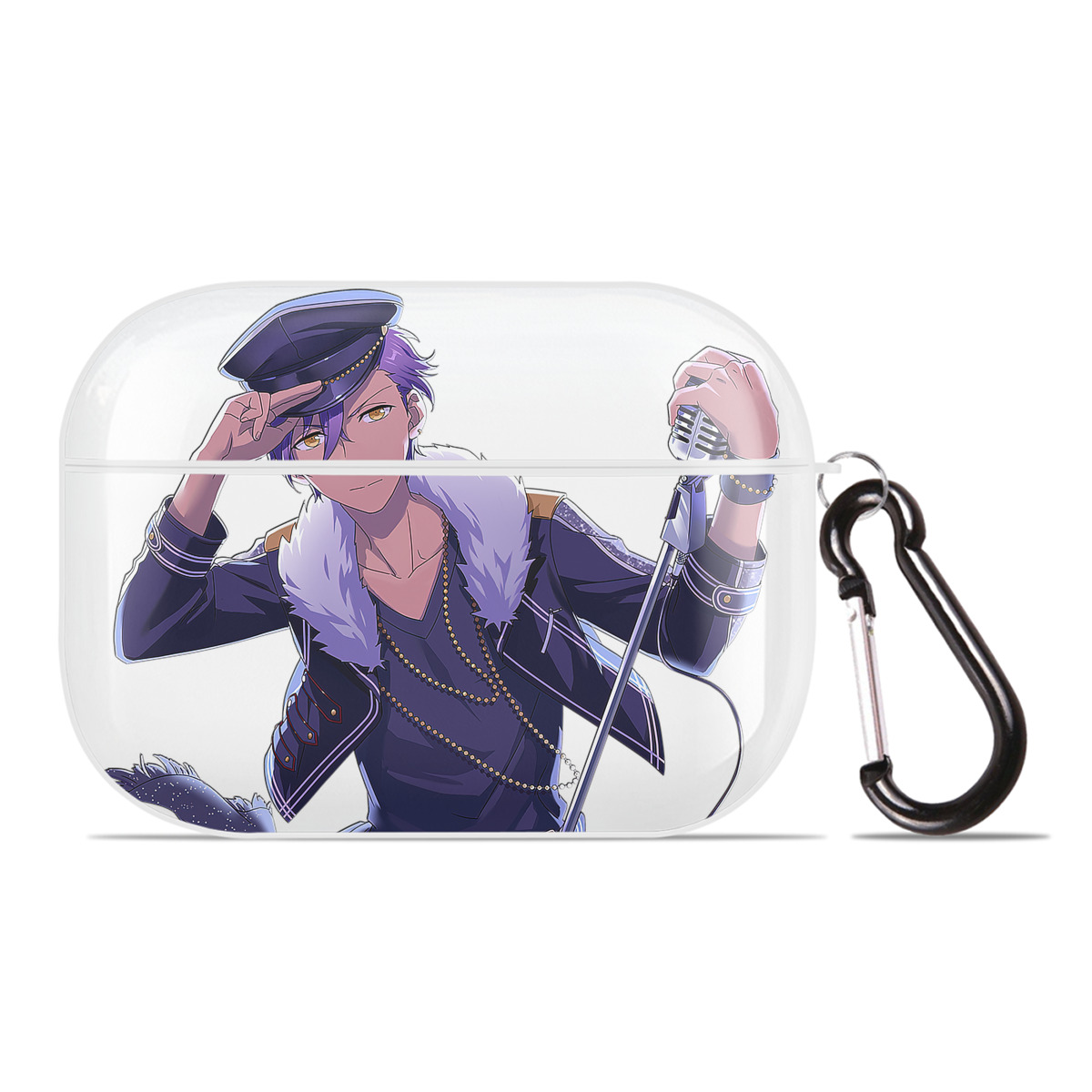 （画像用） あんさんぶるスターズ! Ensemble Stars 【AirPods Pro用】ハードシェル保護ケース 耐衝撃・防指紋・カラビナ付き商品仕様