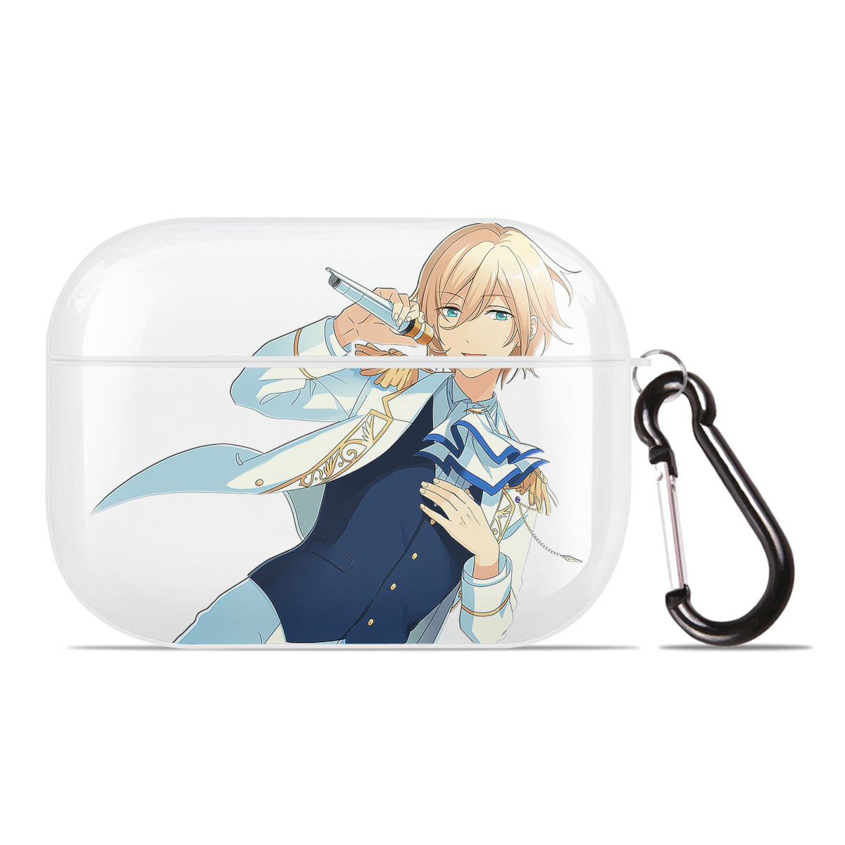 （画像用） あんさんぶるスターズ! Ensemble Stars 【AirPods Pro用】ハードシェル保護ケース 耐衝撃・防指紋・カラビナ付き商品仕様
