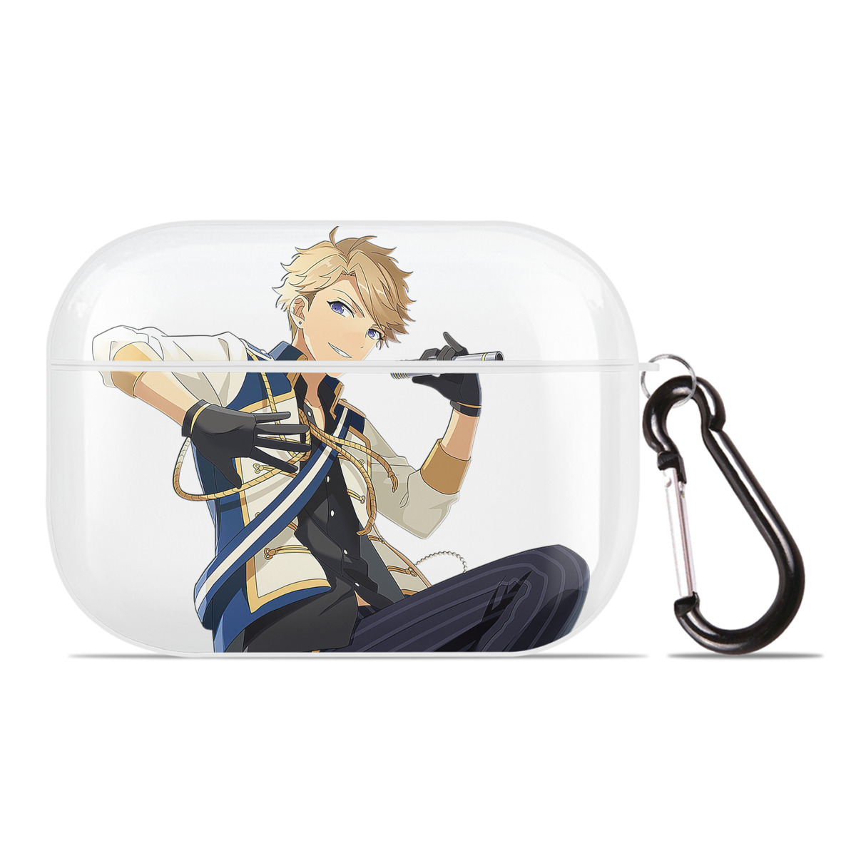 （画像用） あんさんぶるスターズ! Ensemble Stars 【AirPods Pro用】ハードシェル保護ケース 耐衝撃・防指紋・カラビナ付き商品仕様