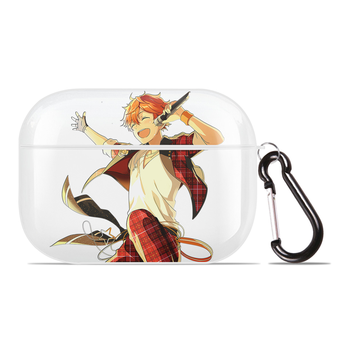（画像用） あんさんぶるスターズ! Ensemble Stars 【AirPods Pro用】ハードシェル保護ケース 耐衝撃・防指紋・カラビナ付き商品仕様