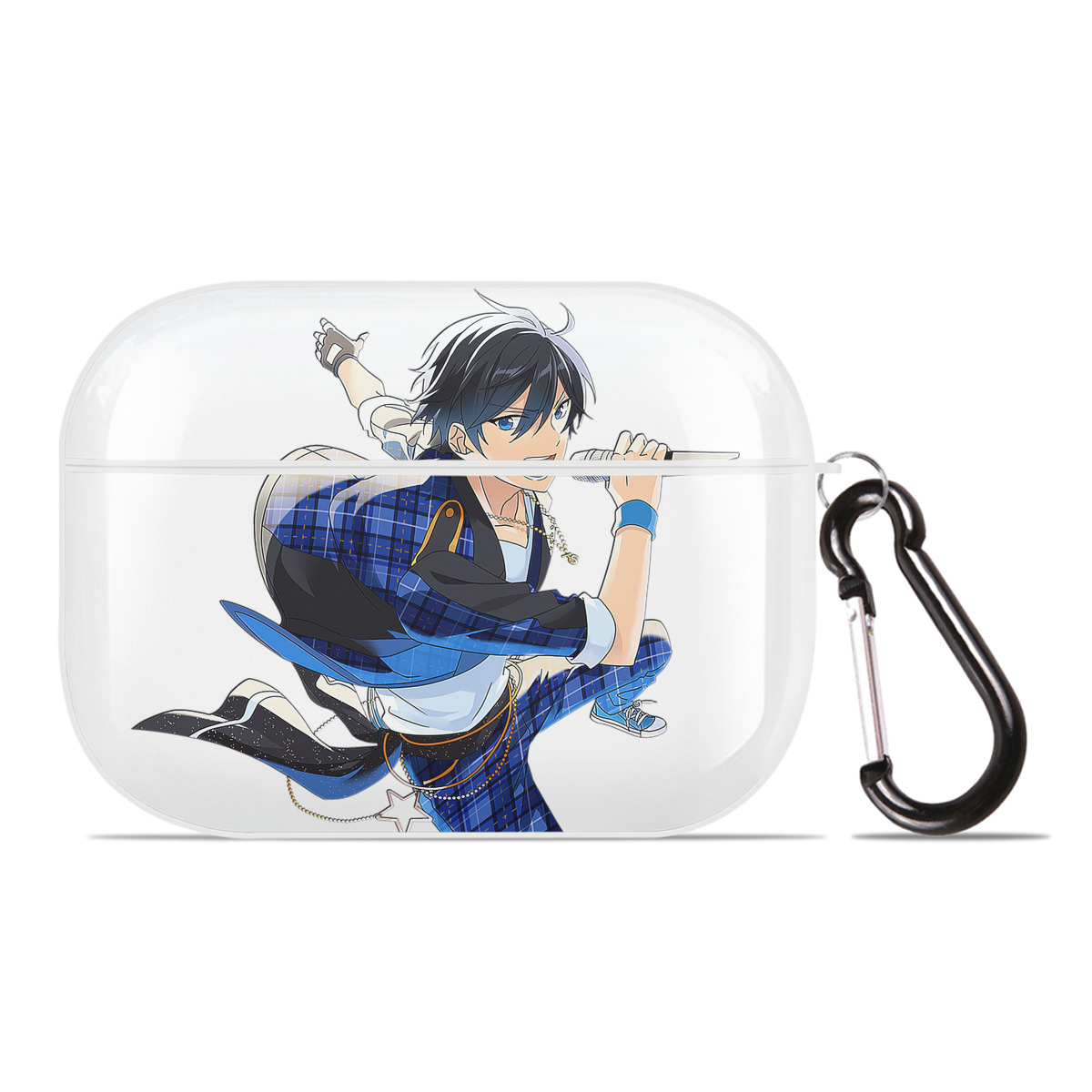 （画像用） あんさんぶるスターズ! Ensemble Stars 【AirPods Pro用】ハードシェル保護ケース 耐衝撃・防指紋・カラビナ付き商品仕様