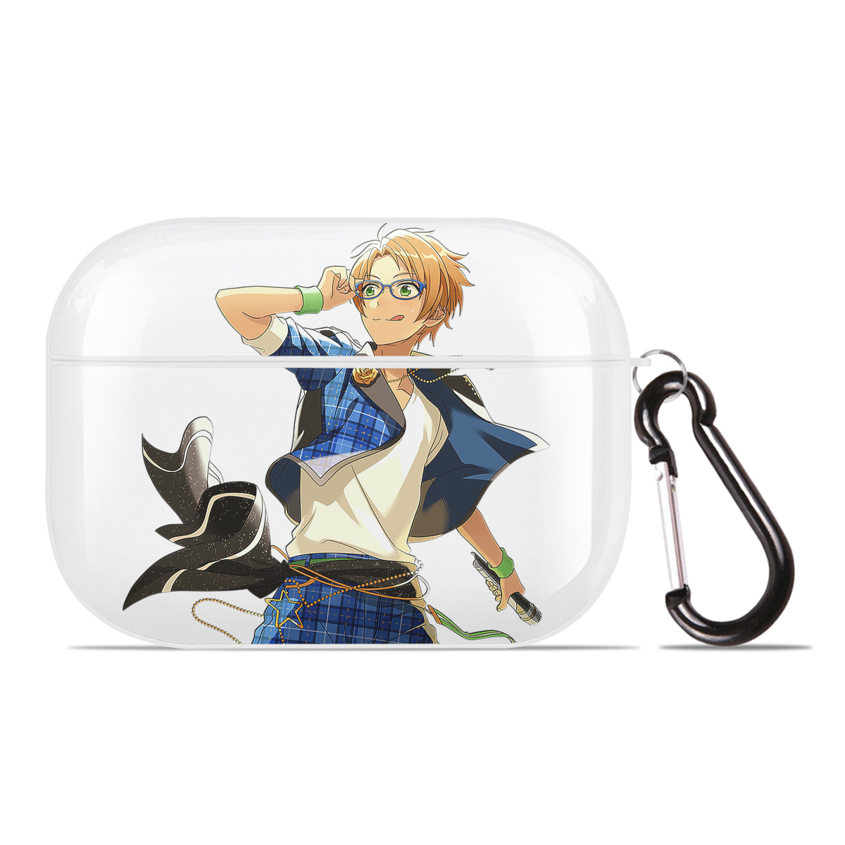 （画像用） あんさんぶるスターズ! Ensemble Stars 【AirPods Pro用】ハードシェル保護ケース 耐衝撃・防指紋・カラビナ付き商品仕様