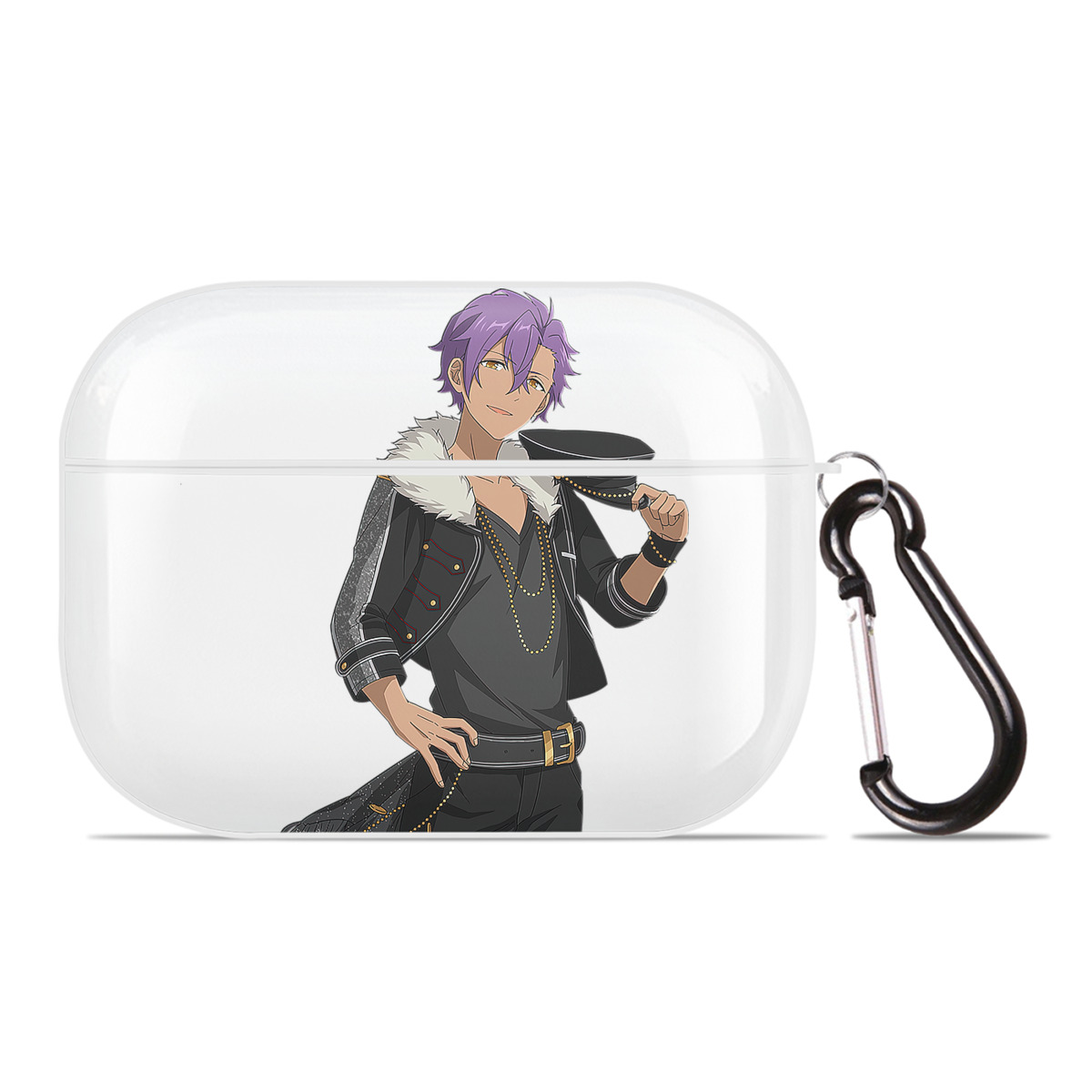 （画像用） あんさんぶるスターズ! Ensemble Stars 【AirPods Pro用】ハードシェル保護ケース 耐衝撃・防指紋・カラビナ付き商品仕様
