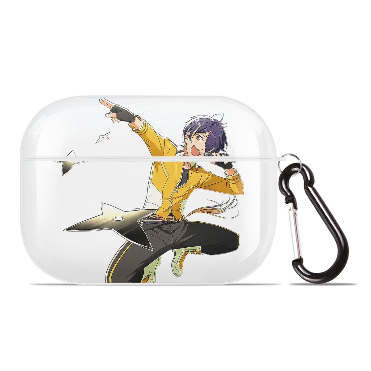（画像用） あんさんぶるスターズ! Ensemble Stars 【AirPods Pro用】ハードシェル保護ケース 耐衝撃・防指紋・カラビナ付き商品仕様