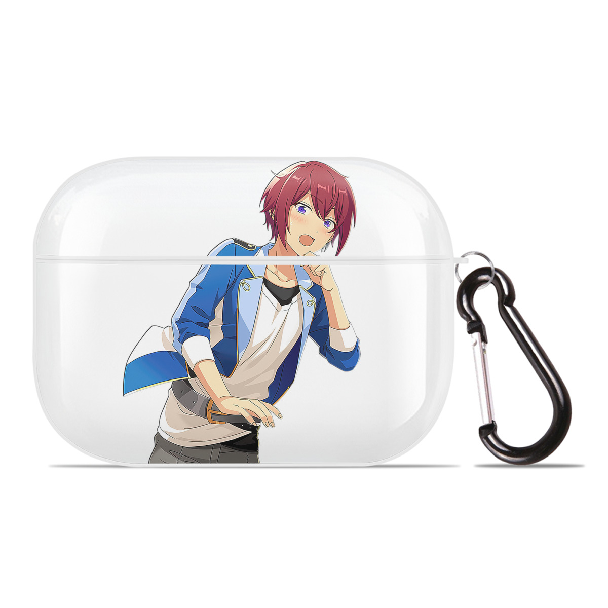 （画像用） あんさんぶるスターズ! Ensemble Stars 【AirPods Pro用】ハードシェル保護ケース 耐衝撃・防指紋・カラビナ付き商品仕様