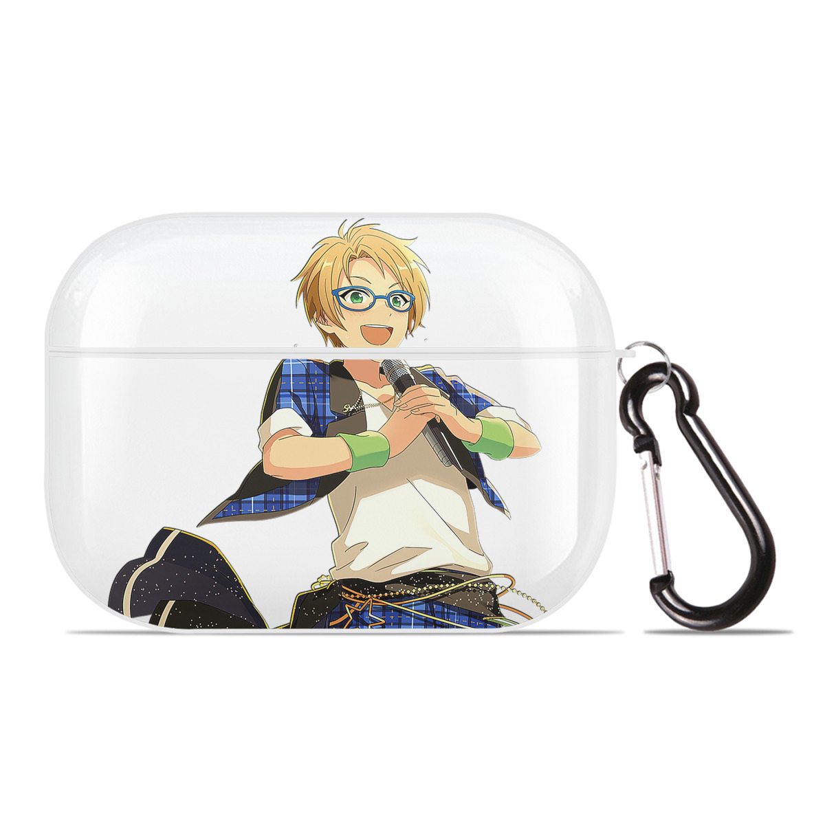 （画像用） あんさんぶるスターズ! Ensemble Stars 【AirPods Pro用】ハードシェル保護ケース 耐衝撃・防指紋・カラビナ付き商品仕様