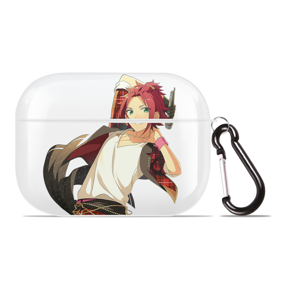 （画像用） あんさんぶるスターズ! Ensemble Stars 【AirPods Pro用】ハードシェル保護ケース 耐衝撃・防指紋・カラビナ付き商品仕様