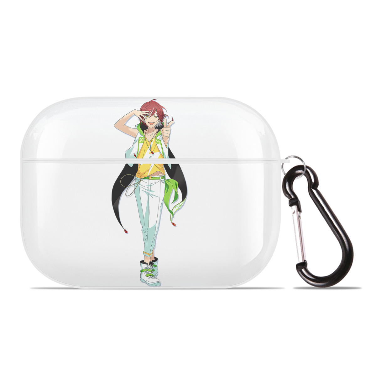 （画像用） あんさんぶるスターズ! Ensemble Stars 【AirPods Pro用】ハードシェル保護ケース 耐衝撃・防指紋・カラビナ付き商品仕様