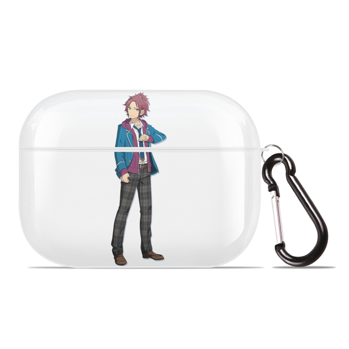 （画像用） あんさんぶるスターズ! Ensemble Stars 【AirPods Pro用】ハードシェル保護ケース 耐衝撃・防指紋・カラビナ付き商品仕様