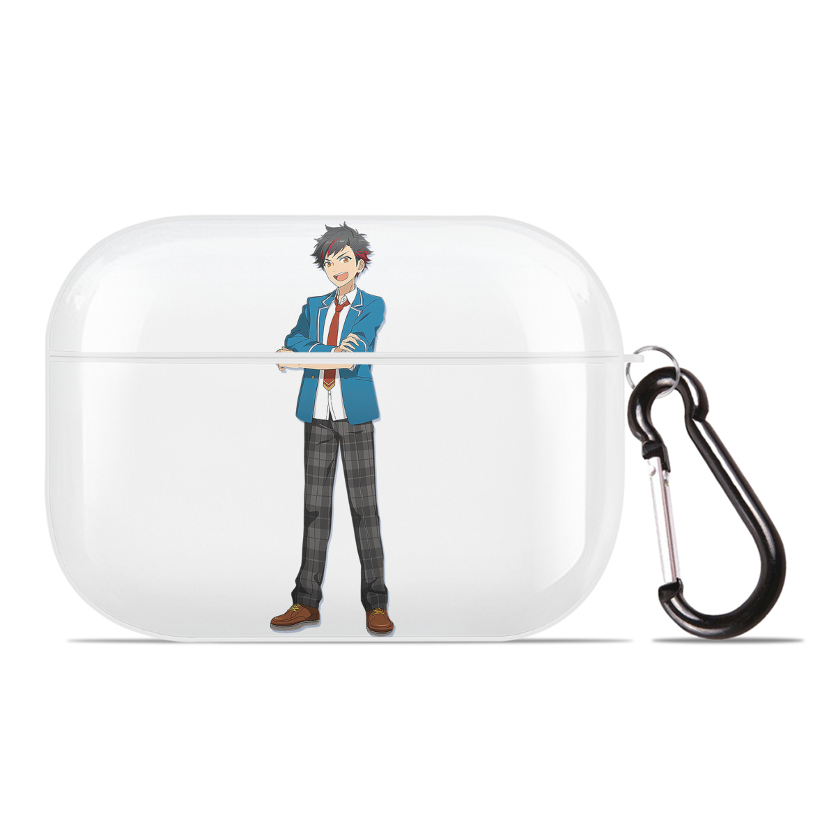 （画像用） あんさんぶるスターズ! Ensemble Stars 【AirPods Pro用】ハードシェル保護ケース 耐衝撃・防指紋・カラビナ付き商品仕様