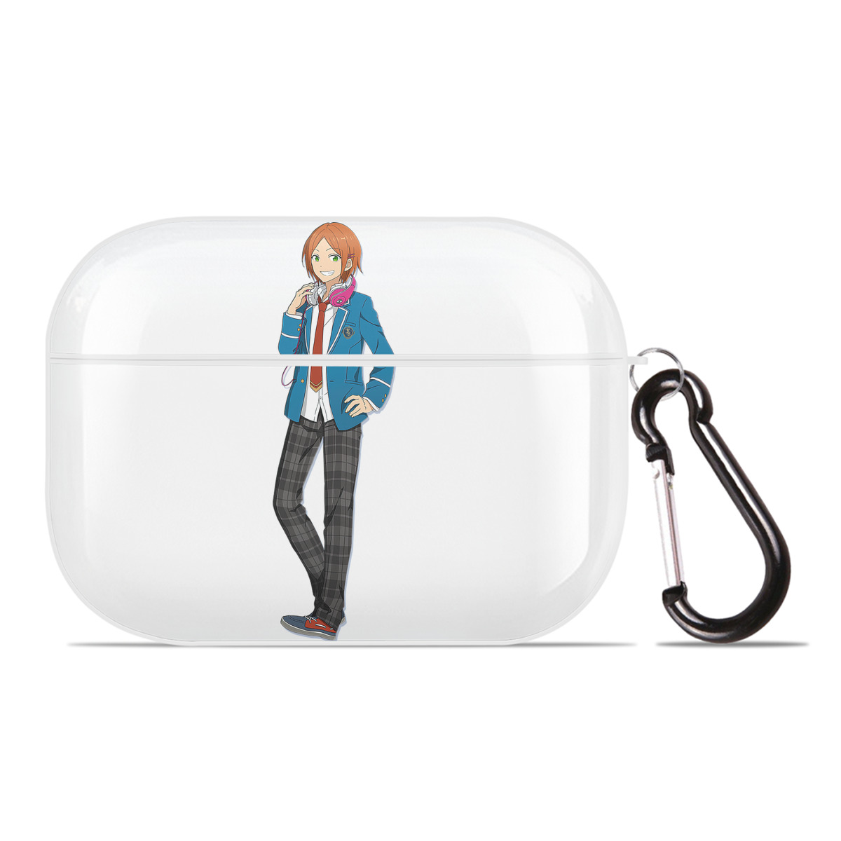 （画像用） あんさんぶるスターズ! Ensemble Stars 【AirPods Pro用】ハードシェル保護ケース 耐衝撃・防指紋・カラビナ付き商品仕様