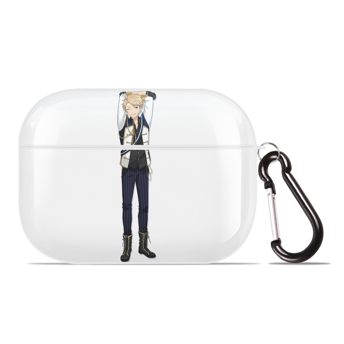 （画像用） あんさんぶるスターズ! Ensemble Stars 【AirPods Pro用】ハードシェル保護ケース 耐衝撃・防指紋・カラビナ付き商品仕様