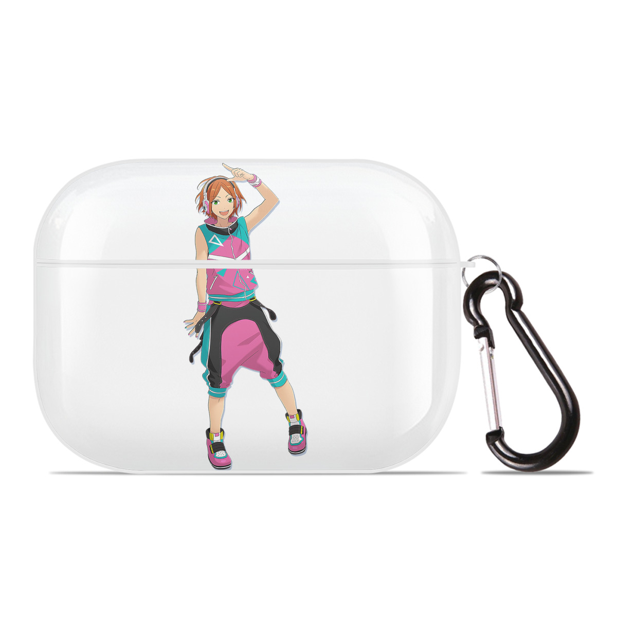 （画像用） あんさんぶるスターズ! Ensemble Stars 【AirPods Pro用】ハードシェル保護ケース 耐衝撃・防指紋・カラビナ付き商品仕様